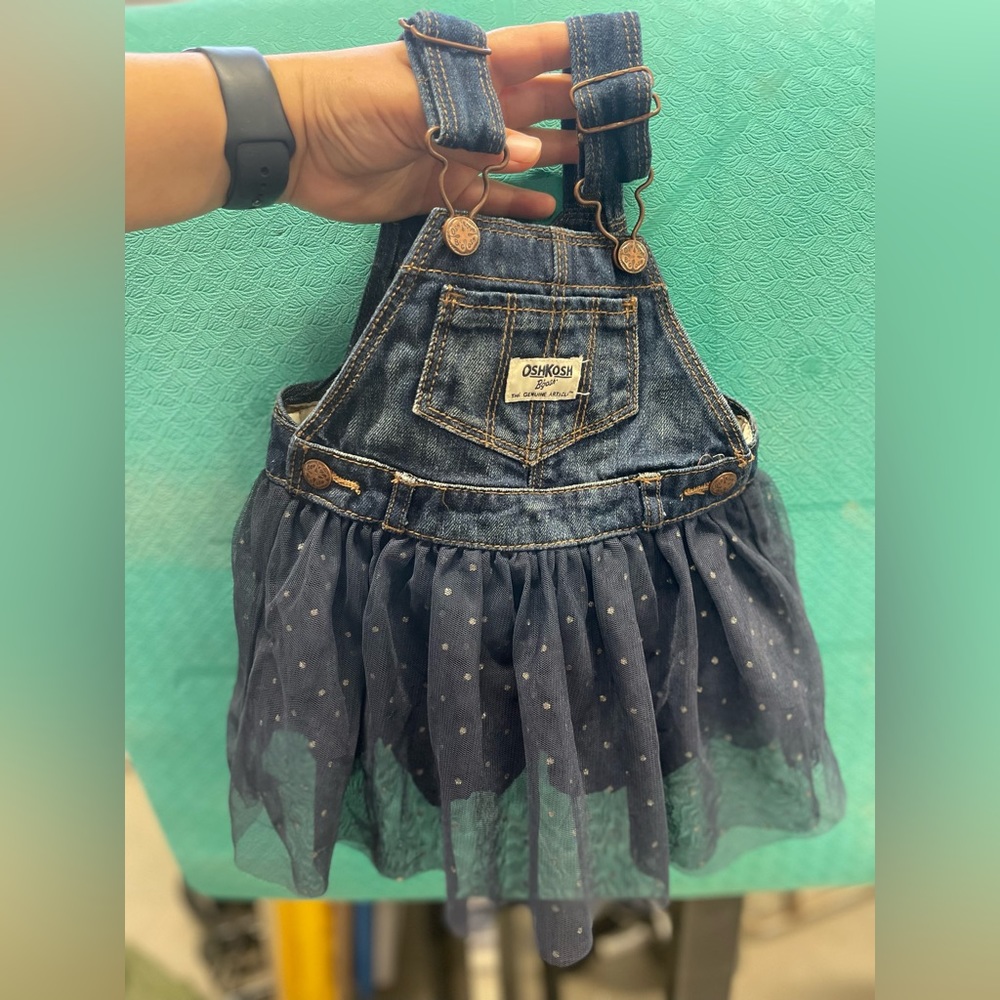 Oshkosh B gosh girl tulle overall